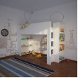 Cubby House Bunk Bed With Open Shelves Cubby House Bunk Bed With Open Shelves